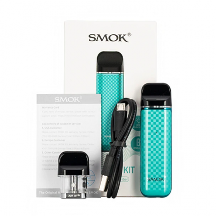 Под-система Smok Novo 3 Pod System 800mAh 1.7ml Peacock Blue Carbon Fiber (10354) - изображение 9