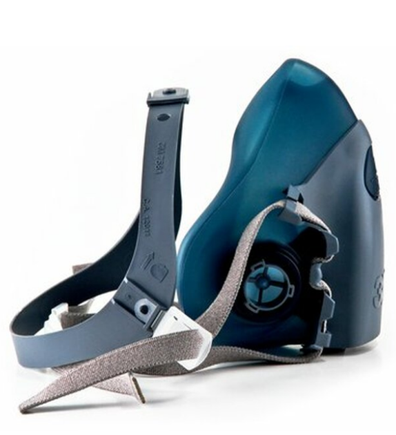 Респіратор напівмаска 3М 7502 без фільтрів багаторазовий для фарбування (0263) - Фото 6 Респіратор напівмаска 3М 7502 без фільтрів багаторазовий для фарбування (0263) - зображення 6