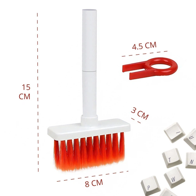 Набір Cleaning Kit 5в1 зі щіткою для чистки гаджетів від пилу (клавіатура, навушники, ноутбук) - Фото 7 Набір Cleaning Kit 5в1 зі щіткою для чистки гаджетів від пилу (клавіатура, навушники, ноутбук) - зображення 7