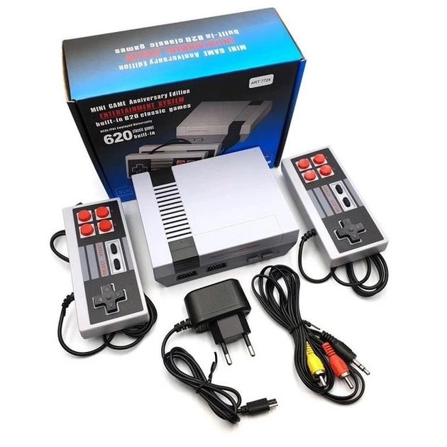 Ігрова приставка GAME NES 620 два джойстики 620 вбудованих ігор 8bit Av-Вихід ws16781 - зображення 6
