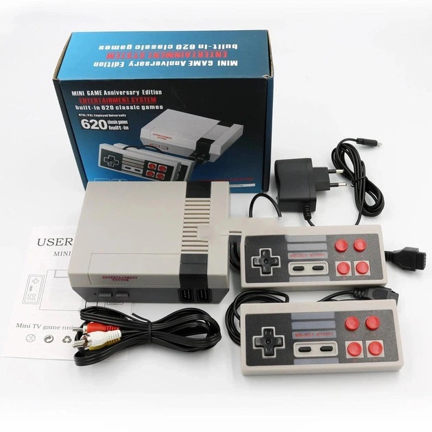 Ігрова приставка GAME NES 620 два джойстики 620 вбудованих ігор 8bit Av-Вихід ws16781 - зображення 4