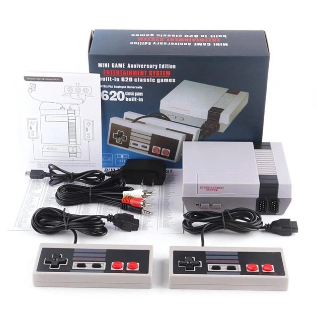 Ігрова приставка GAME NES 620 два джойстики 620 вбудованих ігор 8bit Av-Вихід ws16781 - зображення 3