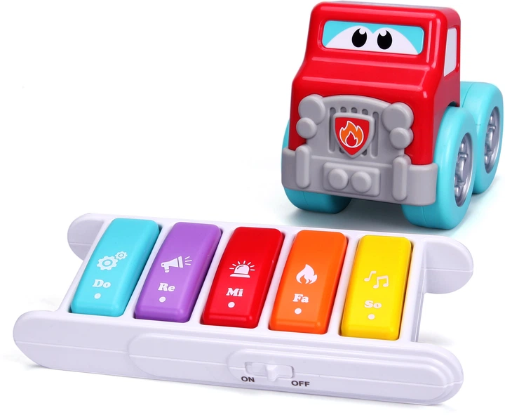 Машинка игрушечная BB Junior Drive and Rock Пожарная машина (16-89033) - изображение 4