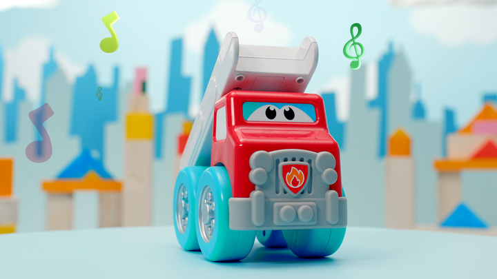 Машинка игрушечная BB Junior Drive and Rock Пожарная машина (16-89033) - изображение 10