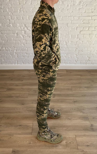 Военно-тактический костюм для ВСУ, НГУ осенний на флисе Пиксель XXL - изображение 2