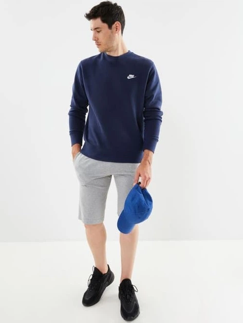Свитшот мужской Nike Sportwear Club Crew BV2662-410 M (193146344784) - изображение 3
