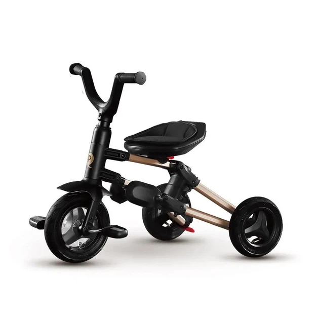 Велосипед трехколесный складной Qplay Nova+ Rubber, gold - зображення 3