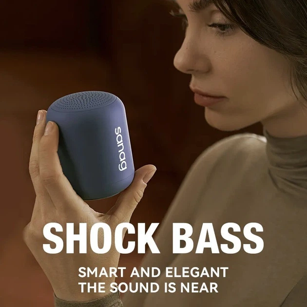Беспроводная Bluetooth колонка SkyMaxx Sanag (X6S) Портативный музыкальный динамик Синий - изображение 9