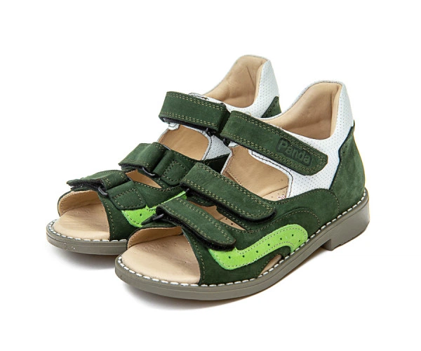 Босоножки Panda 001,1185.P(370-346-291)(26-30) Зелёный 30 - изображение 4