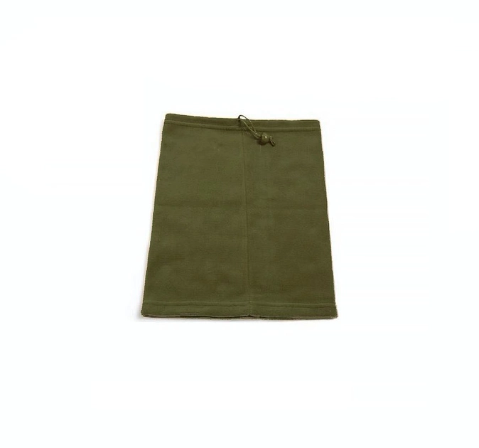 Чоловічий зимовий теплий снуд бафф для військових хакі, армійський флісовий шарф снуд зеленого кольору для зсу - зображення 1