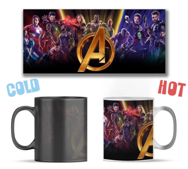 Чашка Хамелеон Marvel Avengers "Месники" ABC - Фото 1 Чашка Хамелеон Marvel Avengers "Месники" ABC - зображення 1