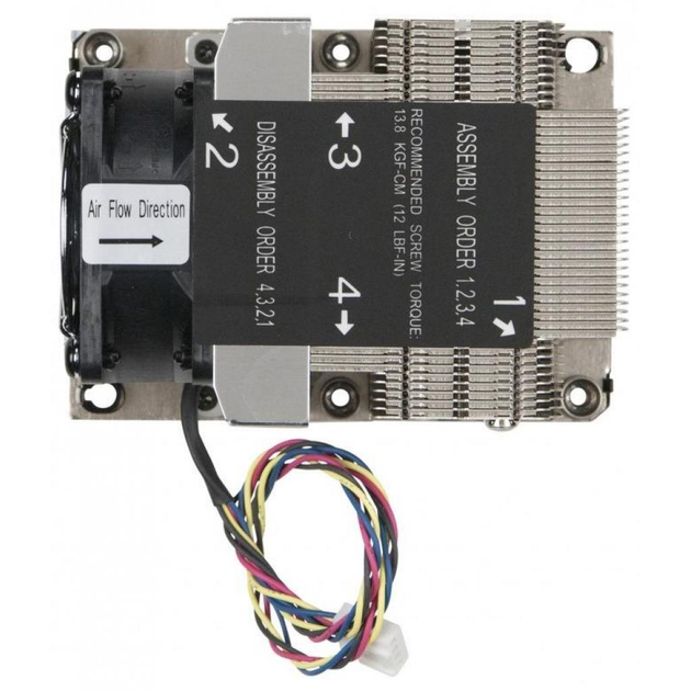 Кулер до процесора Supermicro SNK-P0068APS4/LGA3647/2U Active/Narrow ILM (SNK-P0068APS4) - изображение 3