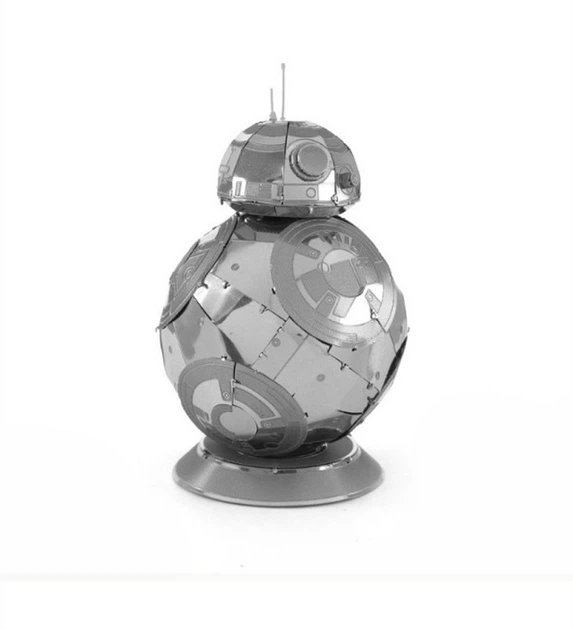 3D металевий пазл і сувенір Дрон BB-8 - изображение 3