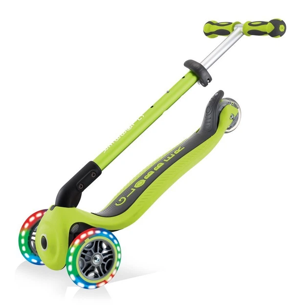 Дитячий самокат з сидінням та ручкою Globber GO UP Deluxe Lights зелений (646-106) - Фото 13 Дитячий самокат з сидінням та ручкою Globber GO UP Deluxe Lights зелений (646-106) - изображение 13