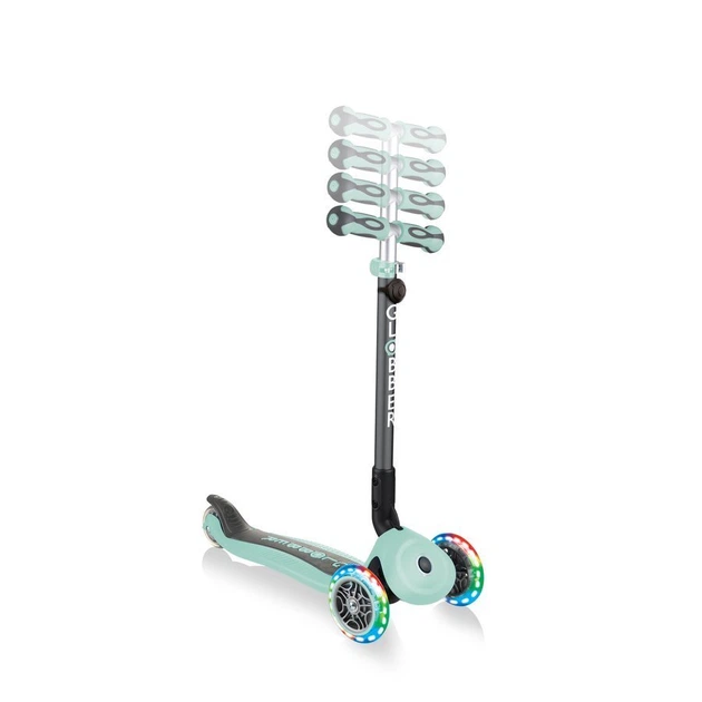 Дитячий самокат з сидінням та ручкою Globber GO UP Deluxe Lights м’ятний (646-206) - изображение 9