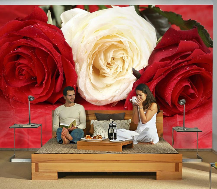 Фотообои 3Д Розы: фотообои 3Д розы купить | Artside