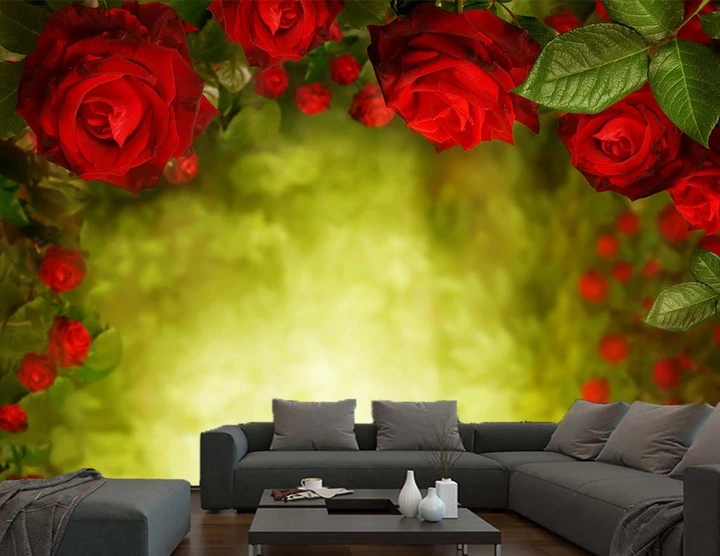 3D Фото Обои PHOTODECOR "Арка из красных роз " - изображение 6