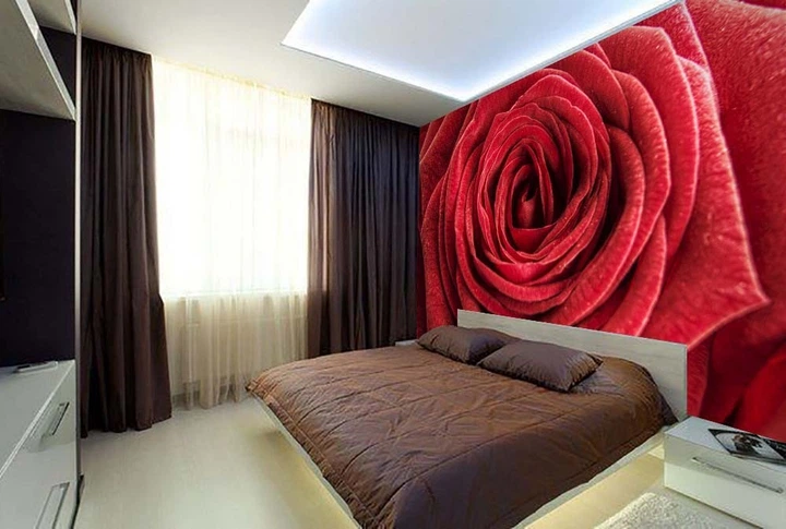 3D Фото Обои PHOTODECOR "Бархатная красная роза" - изображение 6