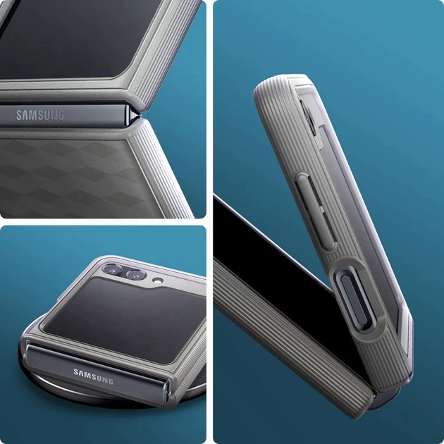 Чехол Caseology Parallax для Samsung Galaxy Flip 5 Ash Gray (ACS06243) - Фото 8 Чехол Caseology Parallax для Samsung Galaxy Flip 5 Ash Gray (ACS06243) - изображение 8