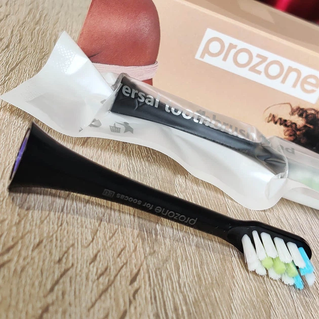 Насадки для зубной щетки SOOCAS - ProZone Classic-MAX Black (2шт) - изображение 4