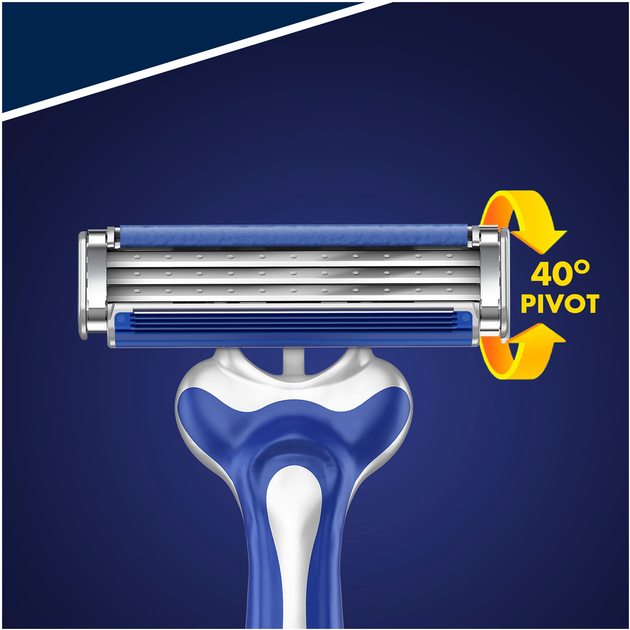 Одноразові станки для гоління (Бритви) чоловічі Gillette Blue 3 8 шт (7702018531783) - зображення 3