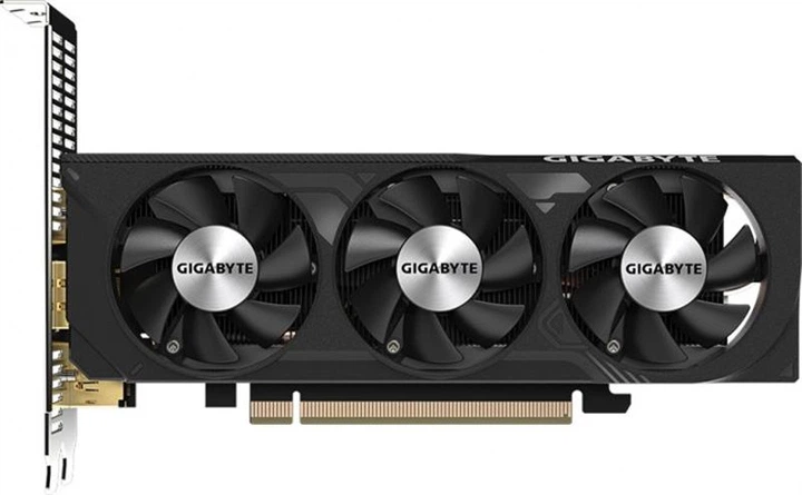 Відеокарта GeForce RTX 4060 8GB GDDR6 OC Low Profile Gigabyte (GV-N4060OC-8GL) - изображение 2