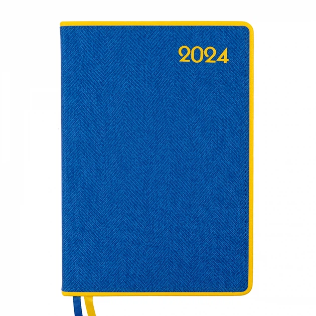 Щоденник Leo Planner А5 датований 2024 Patriot II жовто-синій (252447) - Фото 2 Щоденник Leo Planner А5 датований 2024 Patriot II жовто-синій (252447) - изображение 2