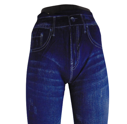 Лосины под джинс на махре Black Cyclone B062 50-58 синие - Фото 3 Лосины под джинс на махре Black Cyclone B062 50-58 синие - изображение 3