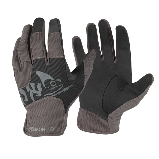 Рукавички повнопалі Helikon-Tex All Round Fit Tactical Gloves Black/Shadow Grey L - зображення 1
