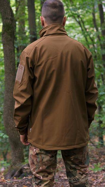 Куртка Vik-Tailor SoftShell з липучками для шевронів Coyote 58 - зображення 2
