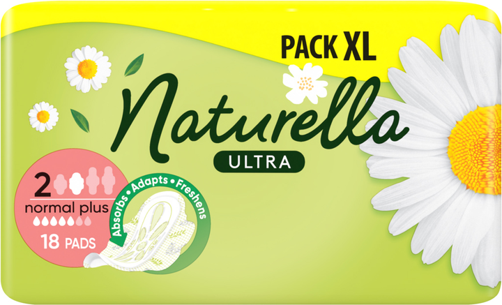 Гігієнічні прокладки Naturella Ultra Normal Plus (Розмір 2) 18 шт (8006540098257) - зображення 1