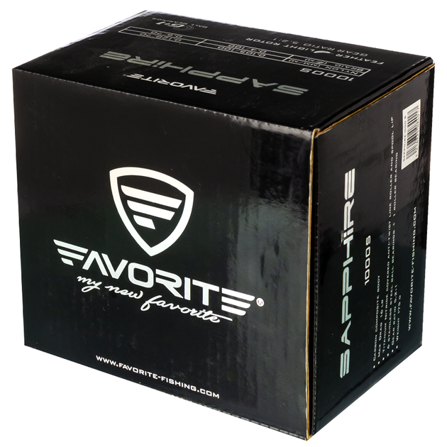 Катушка Favorite Sapphire 1000S 5,2:1 6+1 - изображение 5