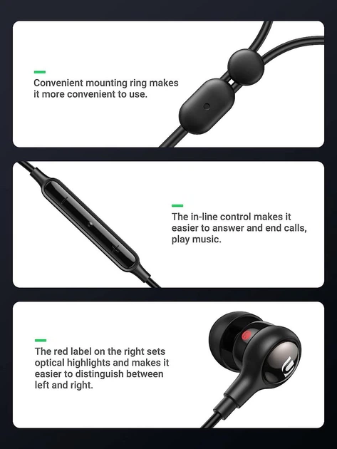 Проводные наушники с микрофоном UGREEN HiTune 3.5mm Black - изображение 12