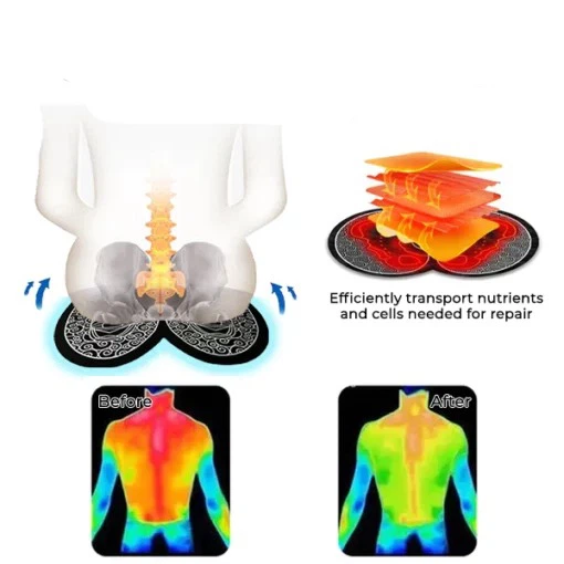 Массажный коврик для ступней микротоковый EMS Foot Relax стимулирующий кровообращение, расслабляющий - изображение 4