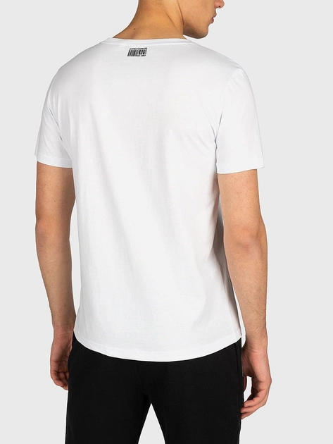 T-shirt męski Antony Morato MMKS01992FA100144-1000 XL Biały (8052136096824) - obraz 2