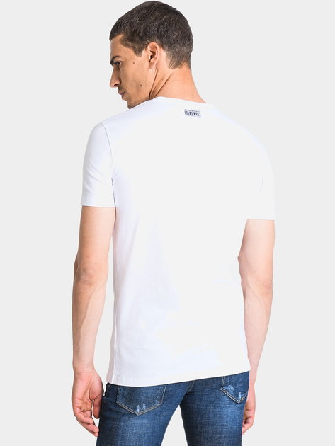 T-shirt męski bawełniany Antony Morato MMKS02056FA120001-1000 XL Biały (8052136167074) - obraz 2