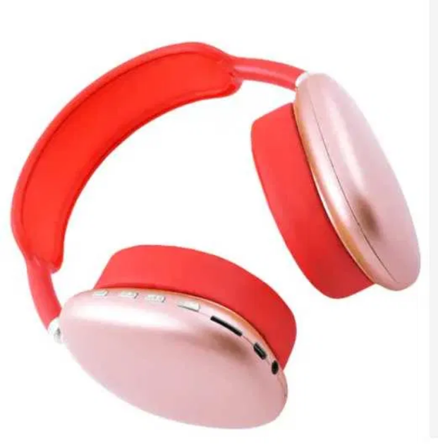 Беспроводные Bluetooth наушники P9 Max Красные купить в интернет ...