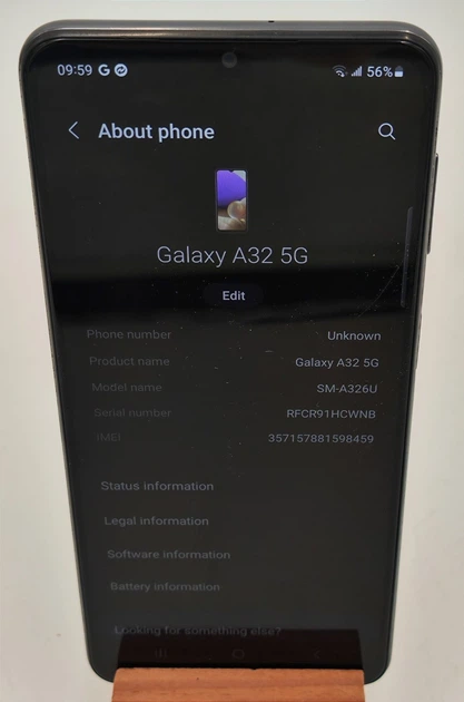 Смартфон Samsung Galaxy A32 5G (SM-A326U 5G) Б/В - зображення 2