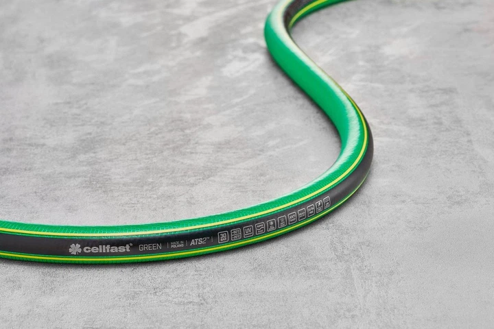 Поливочный набор GREEN шланг 1/2'' 20м + набор фитингов Ideal Celfast Cellfast - изображение 2