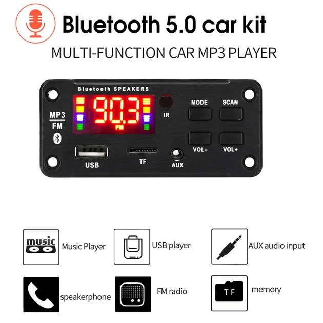 Аудиоплеер автомобильный BauTech MP3-плеер 50W Черный (1013-067-00) - изображение 5