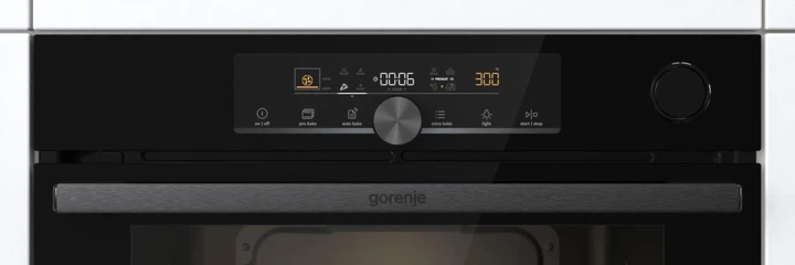 Духовой шкаф Gorenje электрический, 77л, A+, пар, дисплей, 300 °C, Wi-Fi, черный (BSA6747A04BGWI) - изображение 11