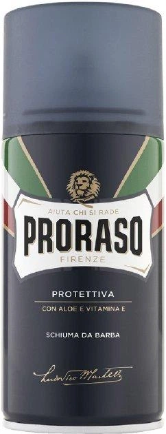 Піна для гоління Proraso shave foam protective, 400433, 300 мл - Фото 1 Піна для гоління Proraso shave foam protective, 400433, 300 мл - изображение 1