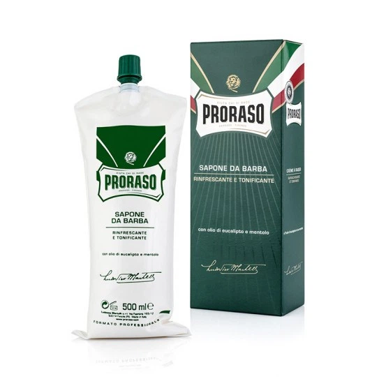 Крем для гоління Proraso Shaving Cream Tube Refresh Eucalyptus 500ML - Фото 1 Крем для гоління Proraso Shaving Cream Tube Refresh Eucalyptus 500ML - зображення 1
