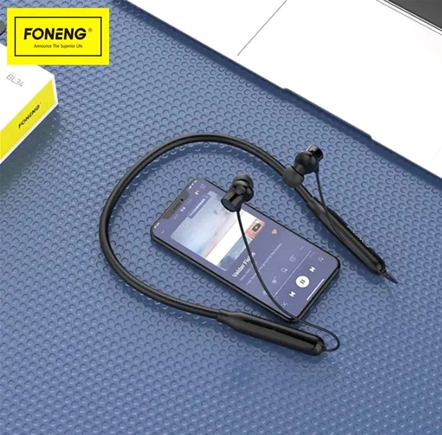 Навушники Foneng Neckband Sport BL34 (BL34 Black) - зображення 6