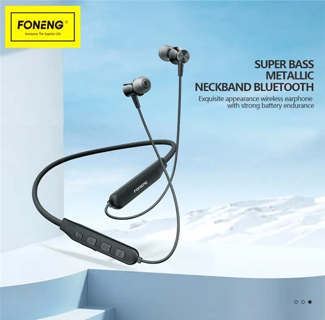 Наушники Foneng Bass Metal Neckband BL36 - изображение 6