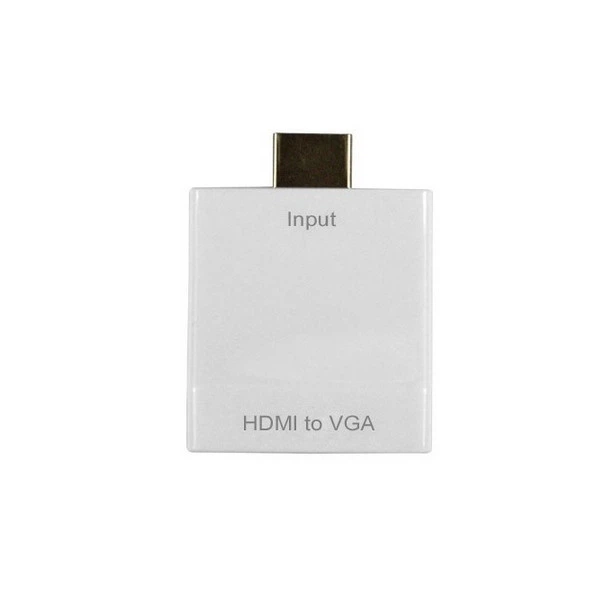 Переходник HDMI M-VGA F Kingda B00230 с аудио интерфейсом micro USB белый RTL - Фото 2 Переходник HDMI M-VGA F Kingda B00230 с аудио интерфейсом micro USB белый RTL - изображение 2