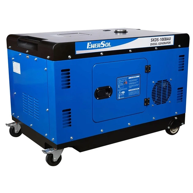 Дизельный генератор Kit Energy EnerSol SKDS-10EBAU 230B-380В 50Гц 10кВт 1-3 фазы с электростартером - изображение 2