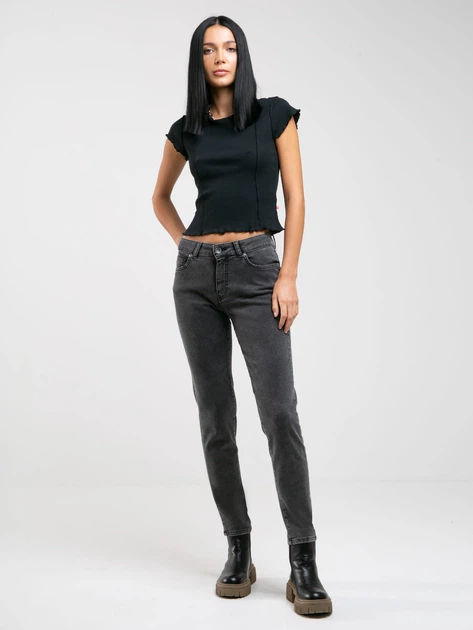 Jeansy slim fit damskie Big Star Maggie-997 27-32 Czarne (5900714696870) - obraz 3