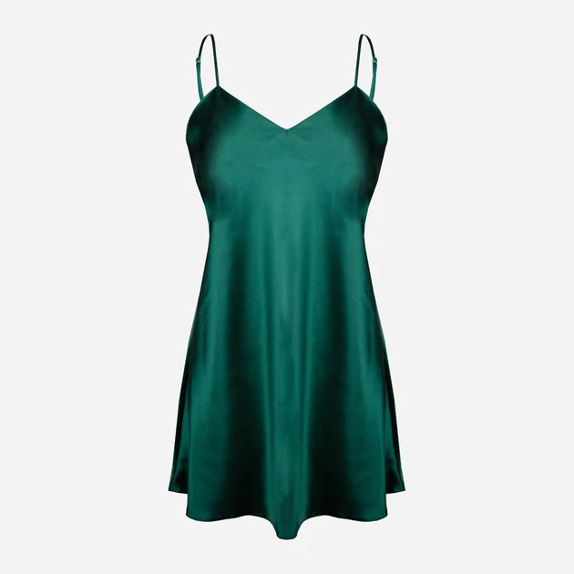 Koszula nocna damska satynowa DKaren Slip Karen XS Green (5901780648244) - obraz 4