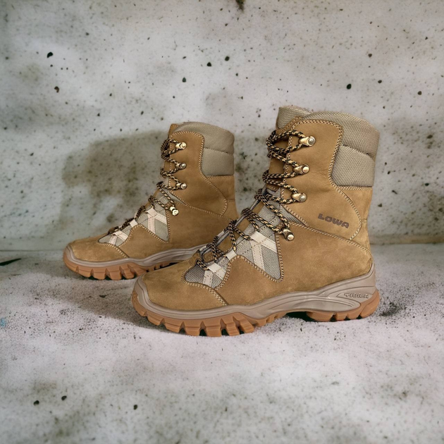 Берцы ботинки тактическая обувь теплые Зима до - 25 натуральная гидрофобная кожа Premium усиленная пятка и носок 47 - изображение 1